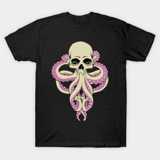 Cthulhu - Hybrid Human Skull Octopus Tentacle T-Shirt
